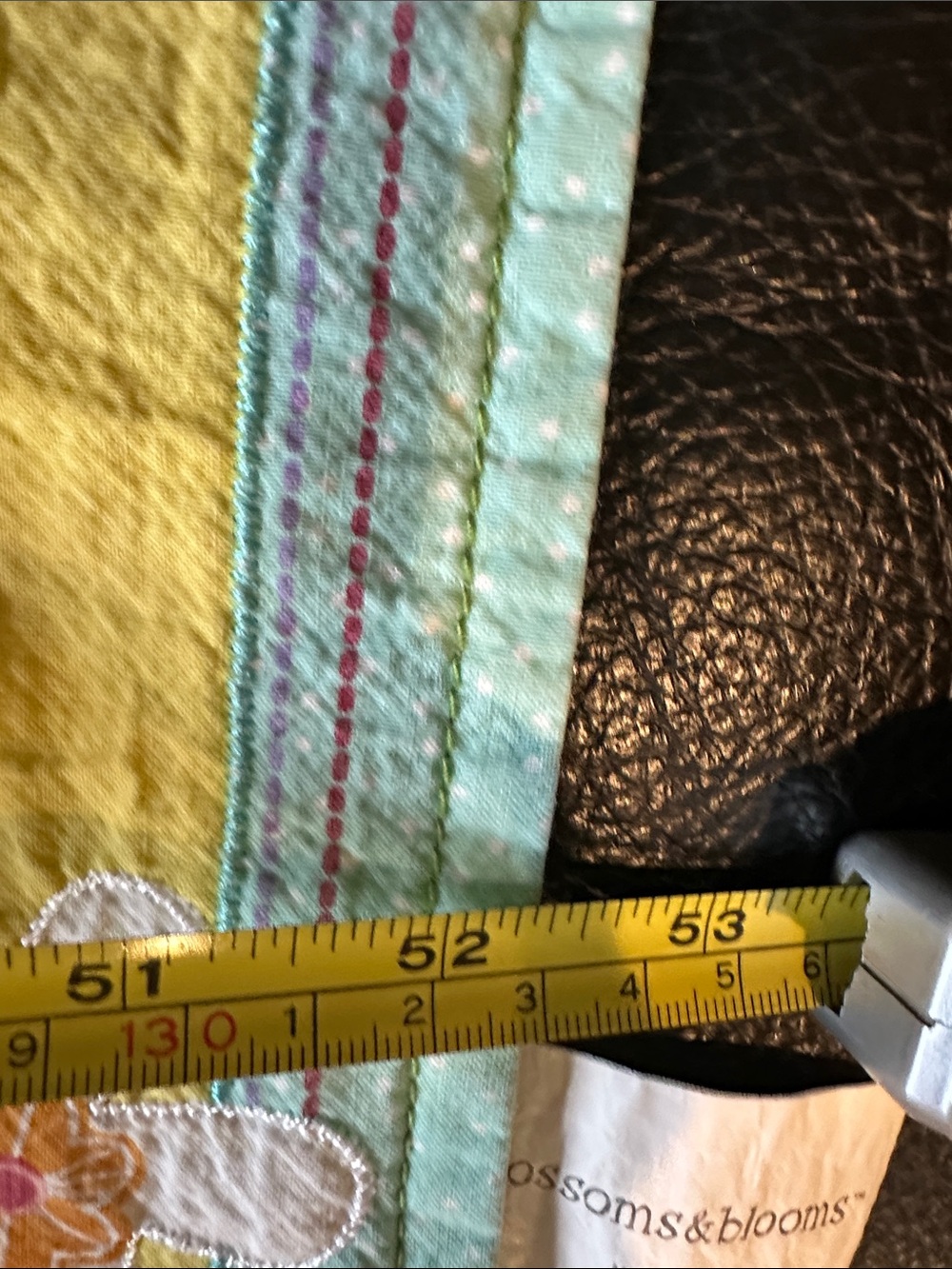 2 Yellow Springtime Floral & Bug Table Runners - Picture 6 of 8